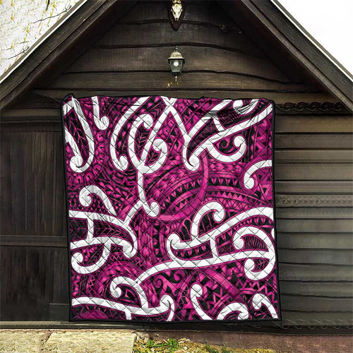 Aotearoa Maori Kowhaiwhai Quilt Mawhero Puhoro and Patiki