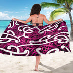 Aotearoa Maori Kowhaiwhai Sarong Mawhero Puhoro and Patiki