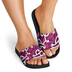 Aotearoa Maori Kowhaiwhai Slide Sandals Mawhero Puhoro and Patiki