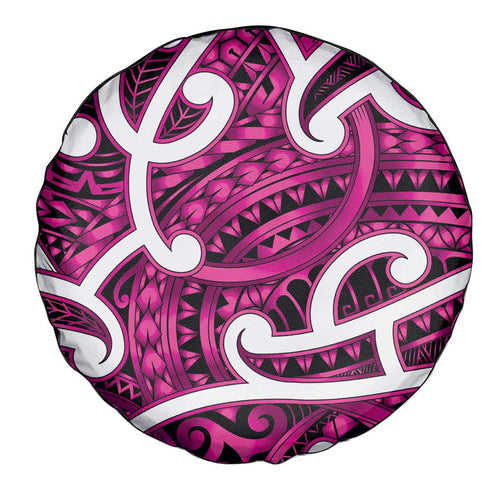 Aotearoa Maori Kowhaiwhai Spare Tire Cover Mawhero Puhoro and Patiki