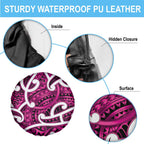 Aotearoa Maori Kowhaiwhai Spare Tire Cover Mawhero Puhoro and Patiki