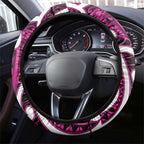 Aotearoa Maori Kowhaiwhai Steering Wheel Cover Mawhero Puhoro and Patiki