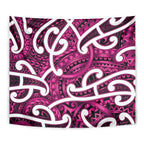 Aotearoa Maori Kowhaiwhai Tapestry Mawhero Puhoro and Patiki