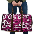 Aotearoa Maori Kowhaiwhai Travel Bag Mawhero Puhoro and Patiki