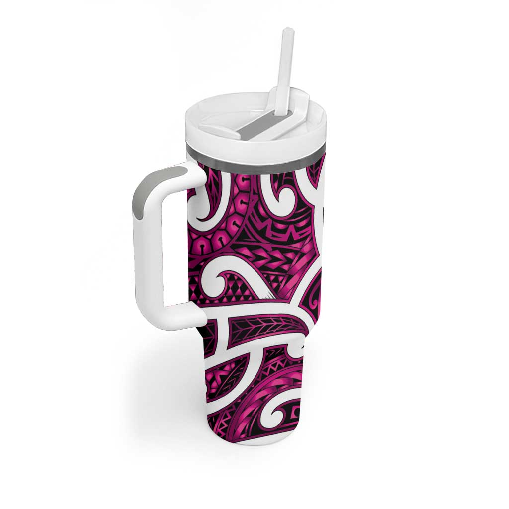 Aotearoa Maori Kowhaiwhai Tumbler With Handle Mawhero Puhoro and Patiki