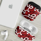 Aotearoa Maori Kowhaiwhai AirPods Case Whero Puhoro and Patiki