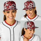 Aotearoa Maori Kowhaiwhai Baseball Net Cap Whero Puhoro and Patiki