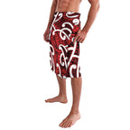 Aotearoa Maori Kowhaiwhai Lavalava Whero Puhoro and Patiki
