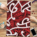 Aotearoa Maori Kowhaiwhai Puzzle Whero Puhoro and Patiki