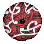 Aotearoa Maori Kowhaiwhai Spare Tire Cover Whero Puhoro and Patiki