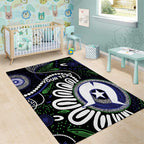 Torres Strait Islander Aboriginal Dot Painting Personalised Area Rug