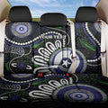 Torres Strait Islander Aboriginal Dot Painting Personalised Back Car Seat Cover