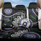 Torres Strait Islander Aboriginal Dot Painting Personalised Back Car Seat Cover