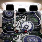 Torres Strait Islander Aboriginal Dot Painting Personalised Back Car Seat Cover