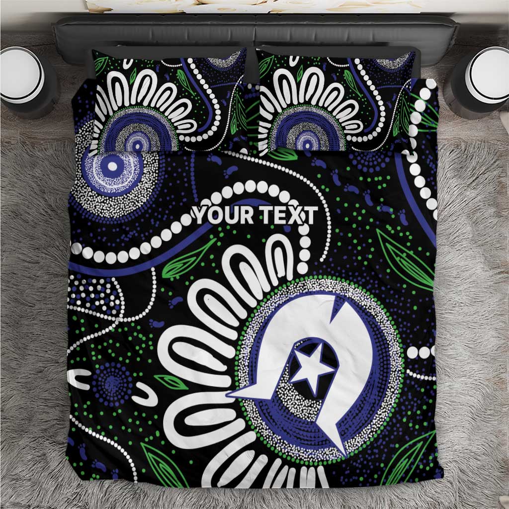 Torres Strait Islander Aboriginal Dot Painting Personalised Bedding Set