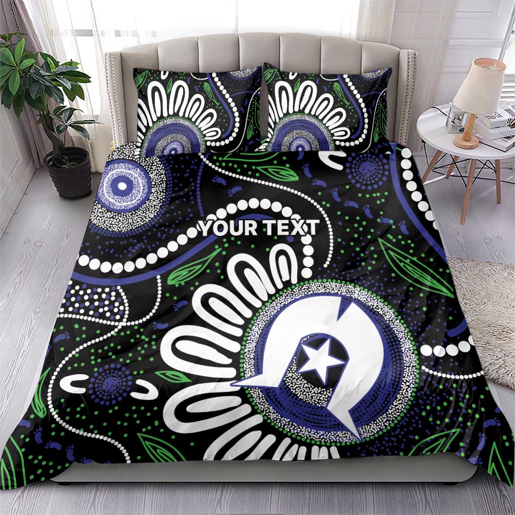 Torres Strait Islander Aboriginal Dot Painting Personalised Bedding Set