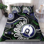 Torres Strait Islander Aboriginal Dot Painting Personalised Bedding Set