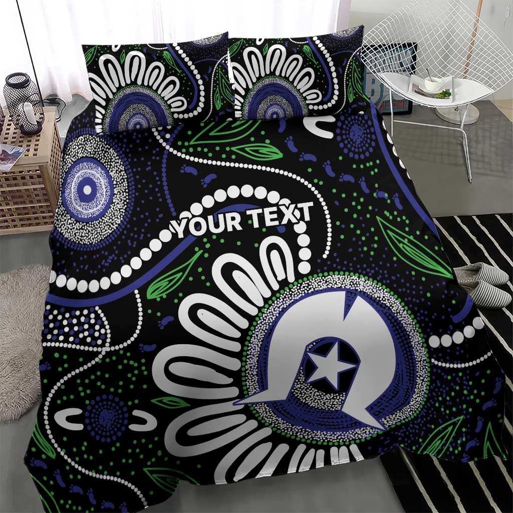 Torres Strait Islander Aboriginal Dot Painting Personalised Bedding Set