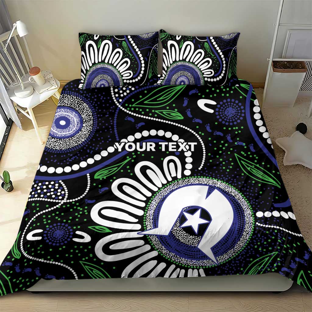 Torres Strait Islander Aboriginal Dot Painting Personalised Bedding Set