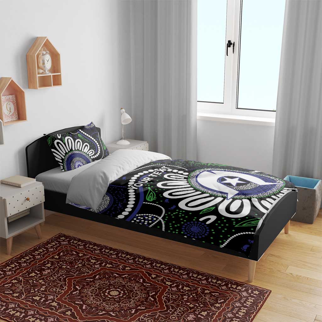 Torres Strait Islander Aboriginal Dot Painting Personalised Bedding Set