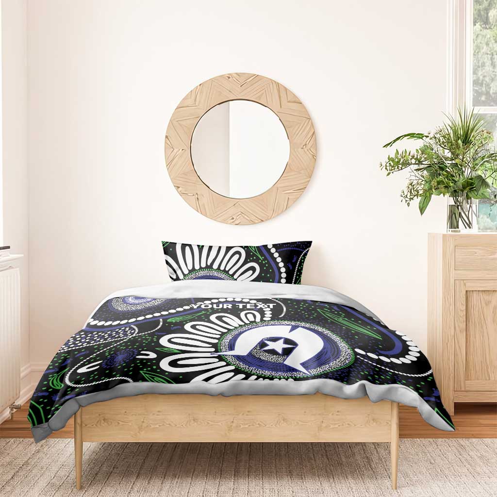 Torres Strait Islander Aboriginal Dot Painting Personalised Bedding Set