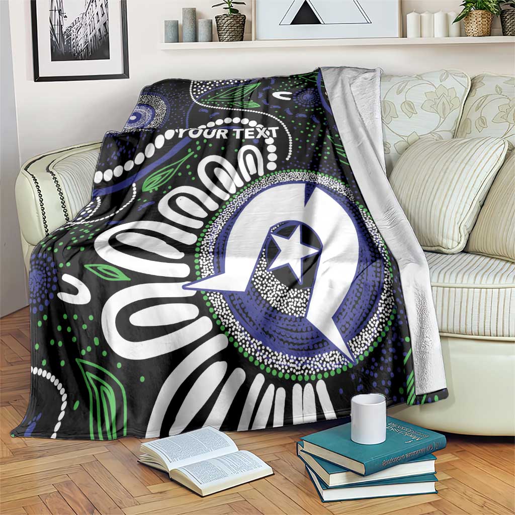 Torres Strait Islander Aboriginal Dot Painting Personalised Blanket