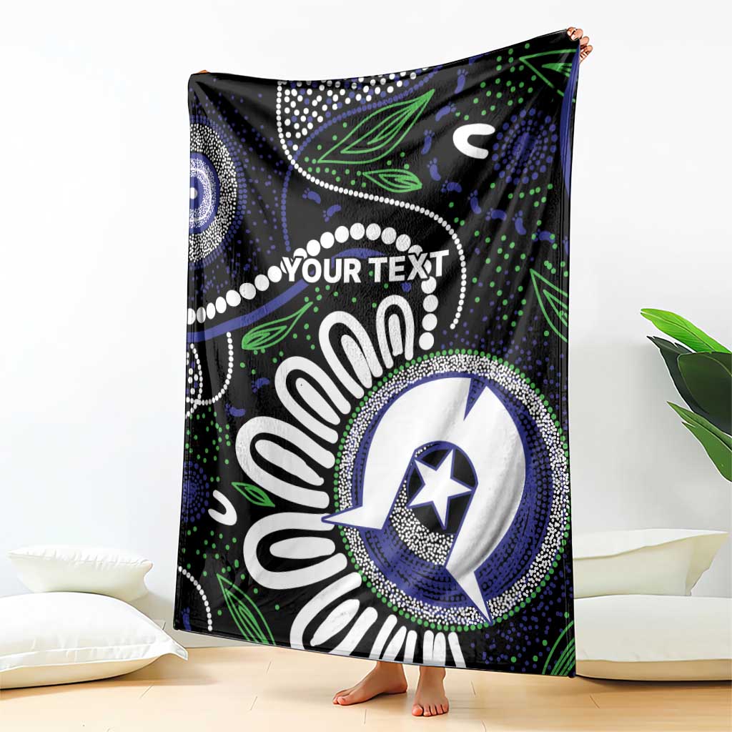 Torres Strait Islander Aboriginal Dot Painting Personalised Blanket
