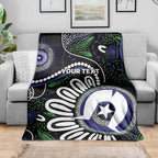 Torres Strait Islander Aboriginal Dot Painting Personalised Blanket