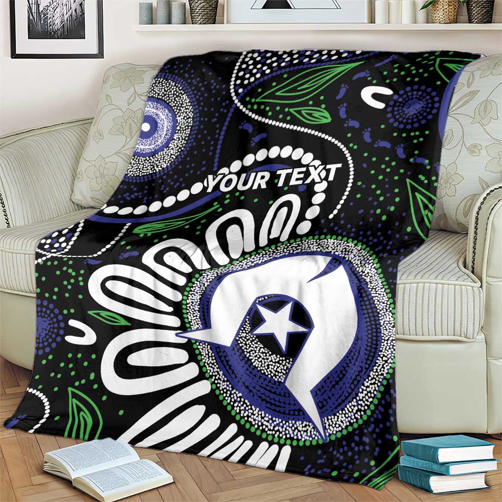 Torres Strait Islander Aboriginal Dot Painting Personalised Blanket