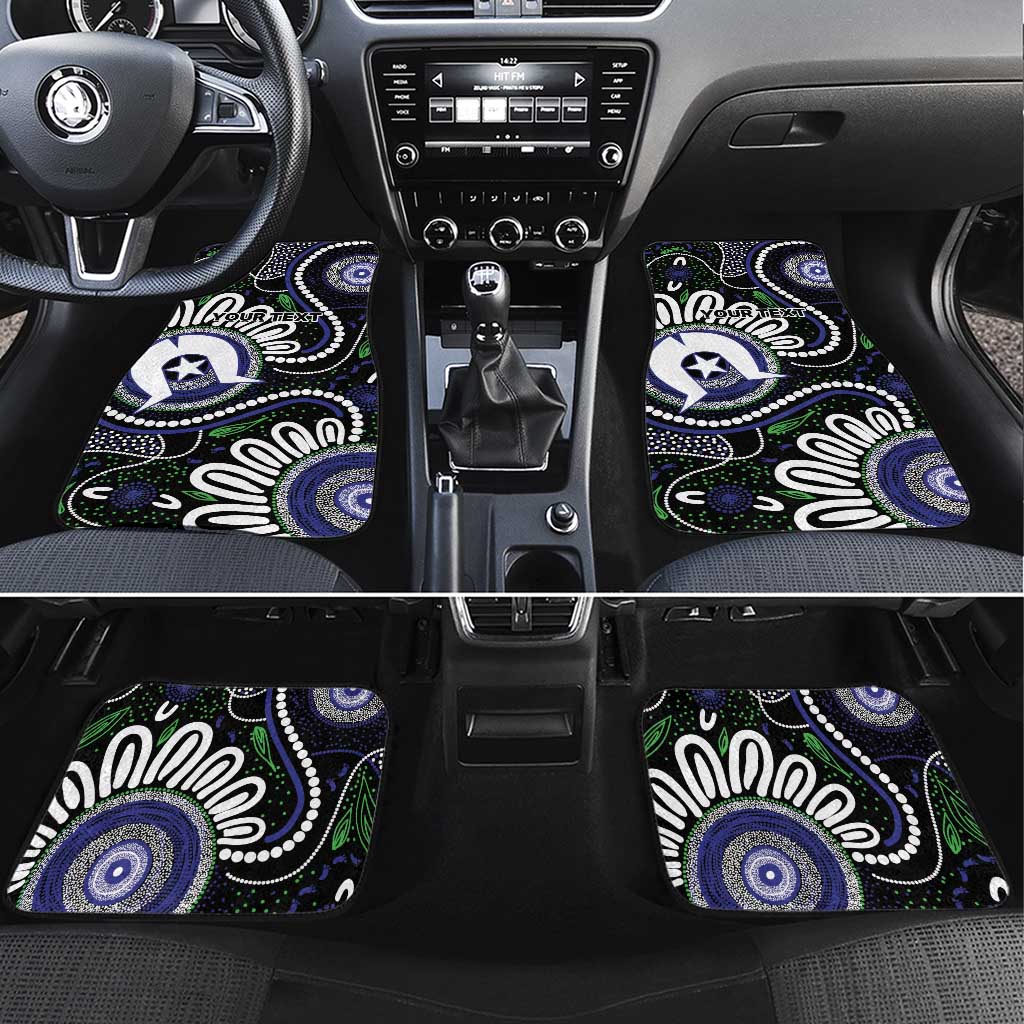 Torres Strait Islander Aboriginal Dot Painting Personalised Car Mats