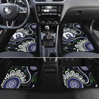 Torres Strait Islander Aboriginal Dot Painting Personalised Car Mats