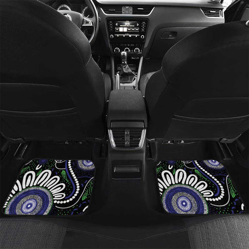 Torres Strait Islander Aboriginal Dot Painting Personalised Car Mats