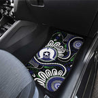 Torres Strait Islander Aboriginal Dot Painting Personalised Car Mats
