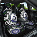 Torres Strait Islander Aboriginal Dot Painting Personalised Car Seat Cover