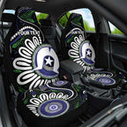 Torres Strait Islander Aboriginal Dot Painting Personalised Car Seat Cover