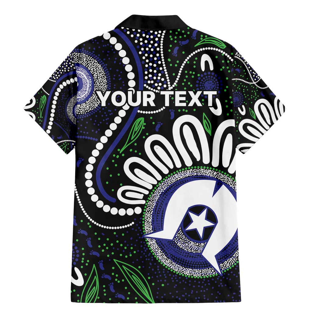 Torres Strait Islander Aboriginal Dot Painting Personalised Family Matching Mermaid Dress and Hawaiian Shirt