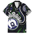 Torres Strait Islander Aboriginal Dot Painting Personalised Family Matching Summer Maxi Dress and Hawaiian Shirt