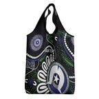 Torres Strait Islander Aboriginal Dot Painting Personalised Grocery Bag