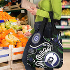 Torres Strait Islander Aboriginal Dot Painting Personalised Grocery Bag