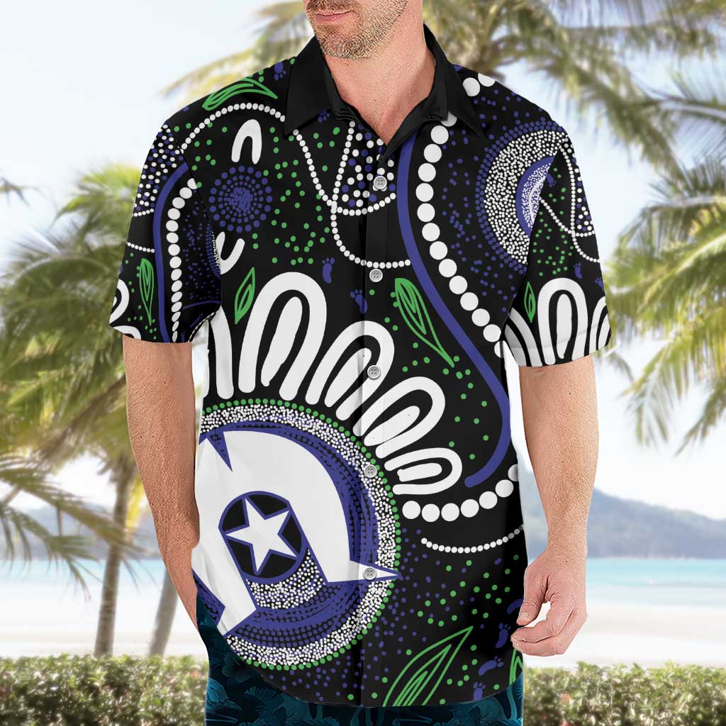 Torres Strait Islander Aboriginal Dot Painting Personalised Hawaiian Shirt