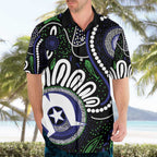 Torres Strait Islander Aboriginal Dot Painting Personalised Hawaiian Shirt