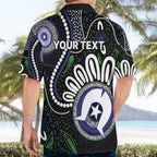 Torres Strait Islander Aboriginal Dot Painting Personalised Hawaiian Shirt