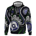 Torres Strait Islander Aboriginal Dot Painting Personalised Hoodie