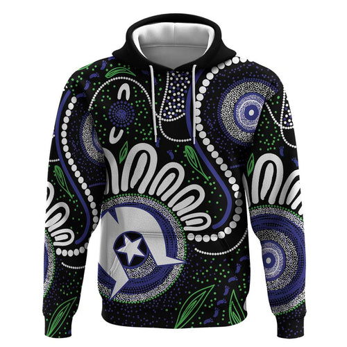 Torres Strait Islander Aboriginal Dot Painting Personalised Hoodie