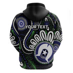 Torres Strait Islander Aboriginal Dot Painting Personalised Hoodie