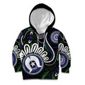 Torres Strait Islander Aboriginal Dot Painting Personalised Kid Hoodie