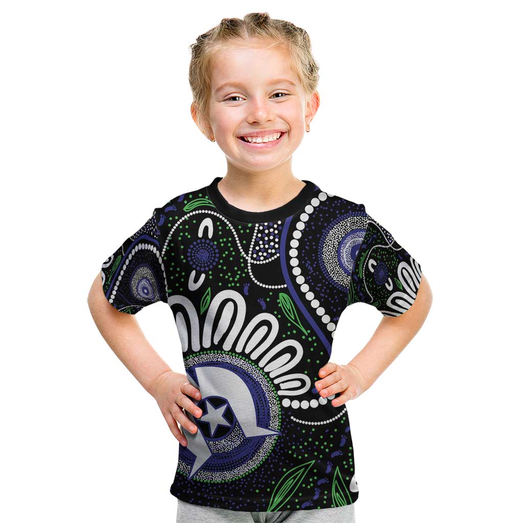 Torres Strait Islander Aboriginal Dot Painting Personalised Kid T Shirt