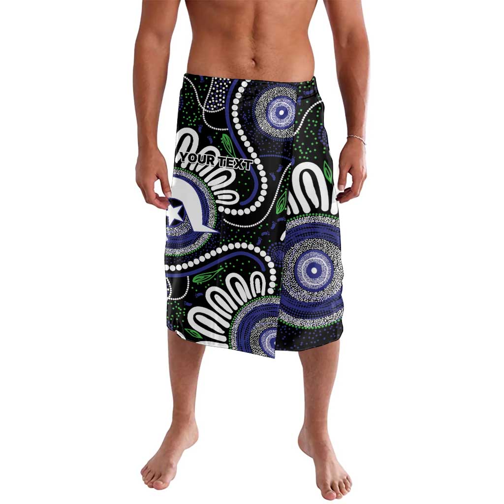 Torres Strait Islander Aboriginal Dot Painting Personalised Lavalava