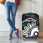 Torres Strait Islander Aboriginal Dot Painting Personalised Luggage Cover