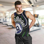 Torres Strait Islander Aboriginal Dot Painting Personalised Men Tank Top